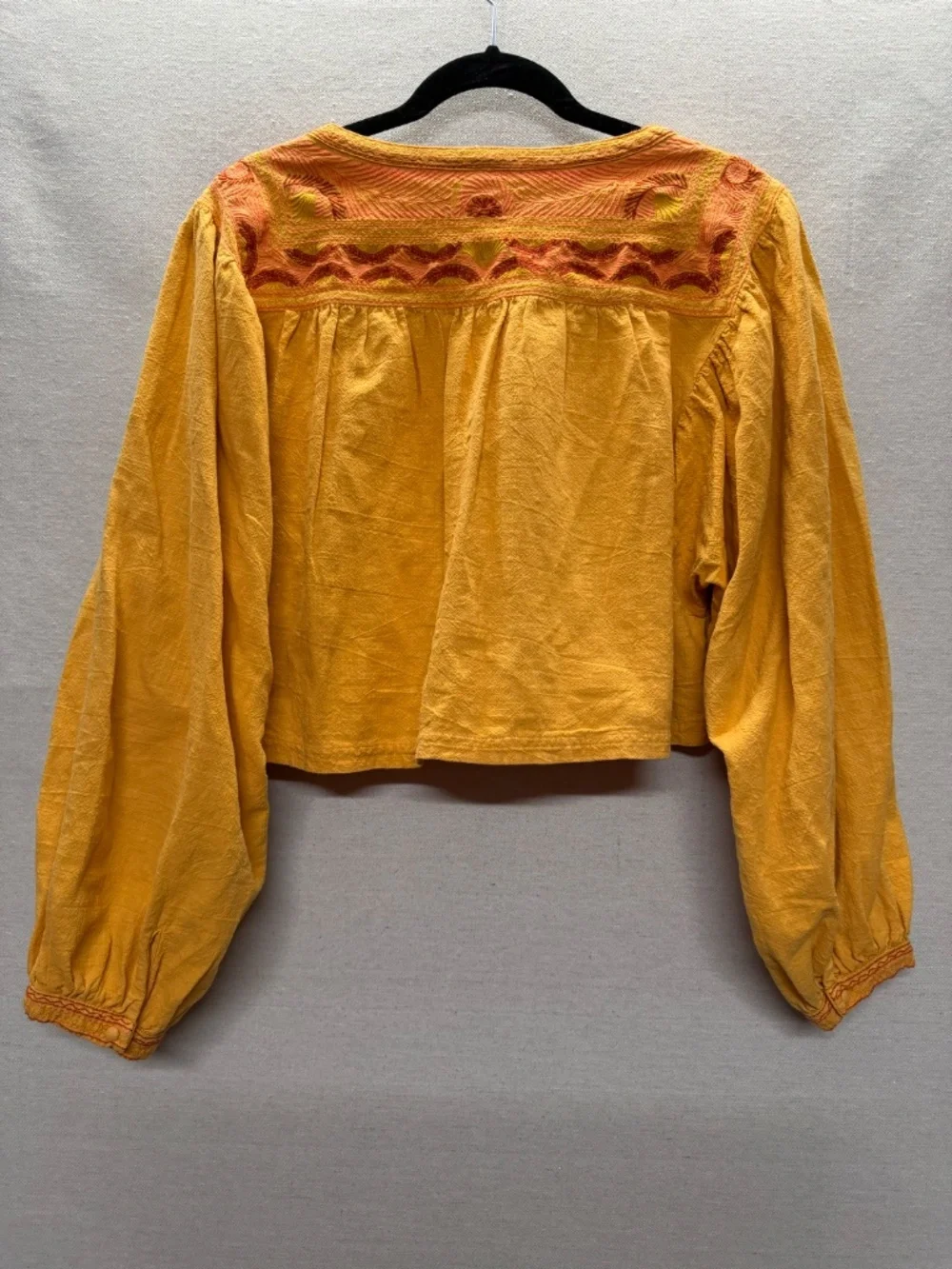 Free People Iggie Embroidered Top - size M